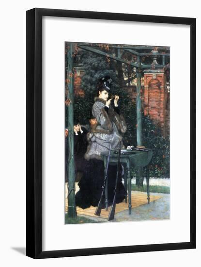 The Shooting Range-James Tissot-Framed Art Print