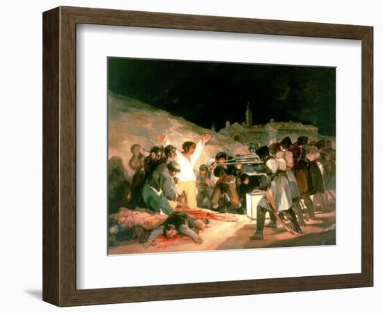 The Shootings of May 3rd 1808, 1814-Francisco de Goya-Framed Giclee Print