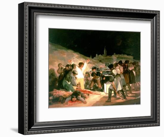 The Shootings of May 3rd 1808, 1814-Francisco de Goya-Framed Giclee Print