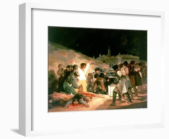 The Shootings of May 3rd 1808, 1814-Francisco de Goya-Framed Giclee Print