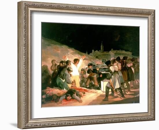 The Shootings of May 3rd 1808, 1814-Francisco de Goya-Framed Giclee Print