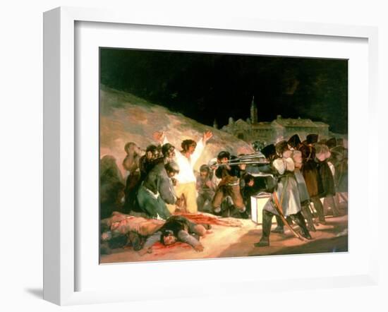 The Shootings of May 3rd 1808, 1814-Francisco de Goya-Framed Giclee Print