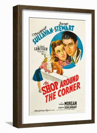 THE SHOP AROUND THE CORNER, from left: Margaret Sullavan, James Stewart, 1940-null-Framed Premium Giclee Print