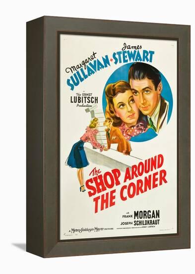 THE SHOP AROUND THE CORNER, from left: Margaret Sullavan, James Stewart, 1940-null-Framed Stretched Canvas