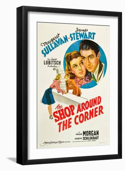 THE SHOP AROUND THE CORNER, from left: Margaret Sullavan, James Stewart, 1940-null-Framed Art Print