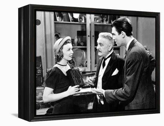 The Shop Around The Corner, Margaret Sullavan, Frank Morgan, James Stewart, 1940-null-Framed Stretched Canvas