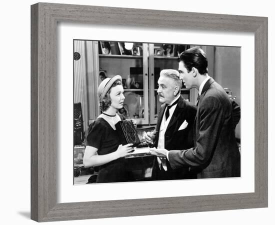 The Shop Around The Corner, Margaret Sullavan, Frank Morgan, James Stewart, 1940-null-Framed Photo