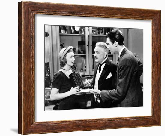 The Shop Around The Corner, Margaret Sullavan, Frank Morgan, James Stewart, 1940-null-Framed Photo