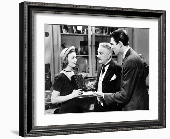 The Shop Around The Corner, Margaret Sullavan, Frank Morgan, James Stewart, 1940-null-Framed Photo