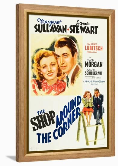 The Shop Around the Corner, Margaret Sullavan, James Stewart, 1940-null-Framed Stretched Canvas