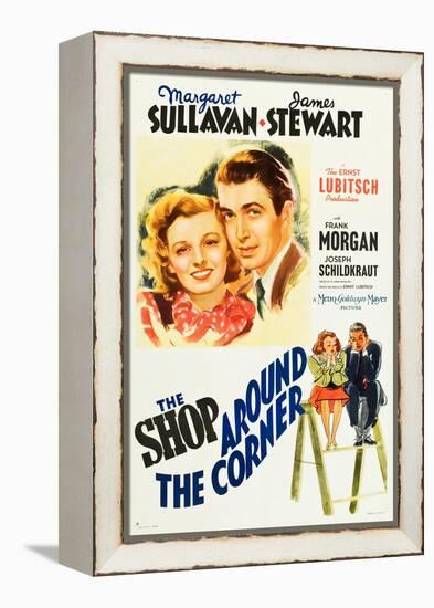 The Shop Around the Corner, Margaret Sullavan, James Stewart, 1940-null-Framed Stretched Canvas