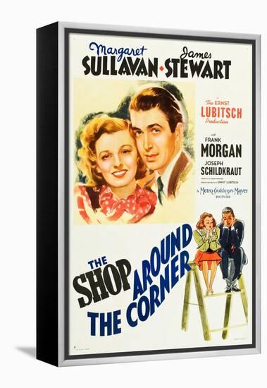 The Shop Around the Corner, Margaret Sullavan, James Stewart, 1940-null-Framed Stretched Canvas