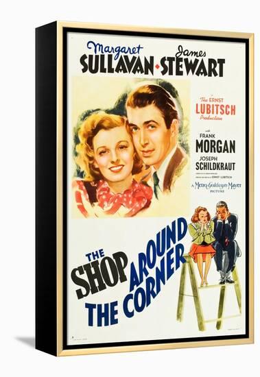 The Shop Around the Corner, Margaret Sullavan, James Stewart, 1940-null-Framed Stretched Canvas