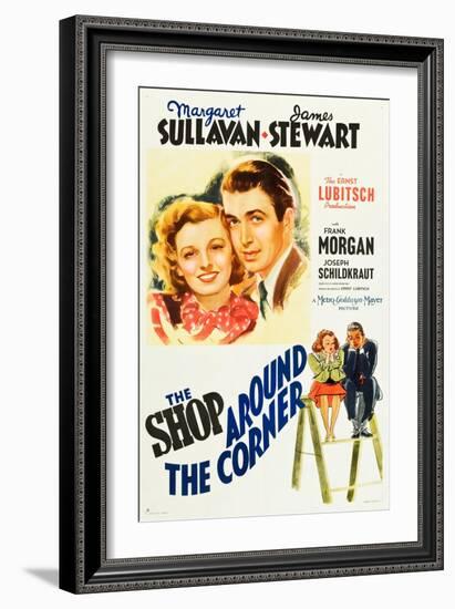 The Shop Around the Corner, Margaret Sullavan, James Stewart, 1940-null-Framed Art Print