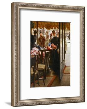 The Shop Girl. 1883-85-James Jacques Tissot-Framed Giclee Print
