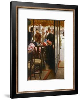 The Shop Girl. 1883-85-James Jacques Tissot-Framed Giclee Print