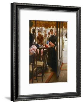The Shop Girl. 1883-85-James Jacques Tissot-Framed Giclee Print