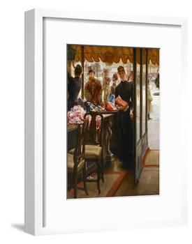 The Shop Girl. 1883-85-James Jacques Tissot-Framed Giclee Print