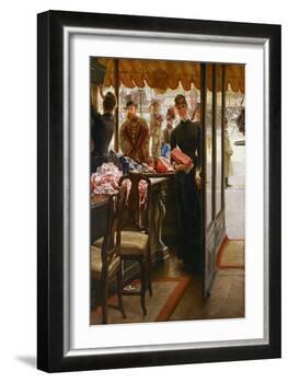 The Shop Girl. 1883-85-James Jacques Tissot-Framed Giclee Print