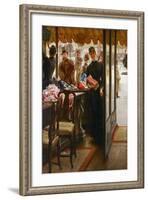 The Shop Girl. 1883-85-James Jacques Tissot-Framed Giclee Print