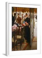 The Shop Girl. 1883-85-James Jacques Tissot-Framed Giclee Print