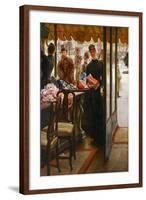 The Shop Girl. 1883-85-James Jacques Tissot-Framed Giclee Print