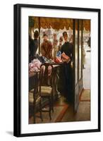 The Shop Girl. 1883-85-James Jacques Tissot-Framed Giclee Print