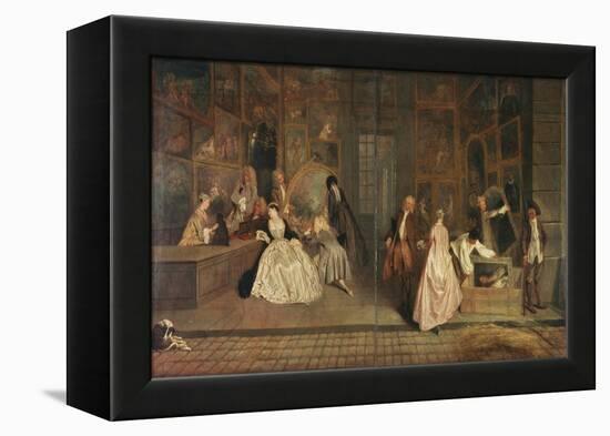 The Shop Sign of the Art Dealer Gersaint, 1720-Jean Antoine Watteau-Framed Premier Image Canvas