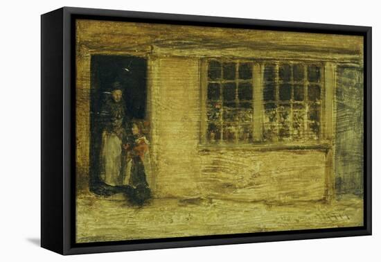 The Shop Window-James Abbott McNeill Whistler-Framed Premier Image Canvas