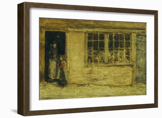 The Shop Window-James Abbott McNeill Whistler-Framed Giclee Print