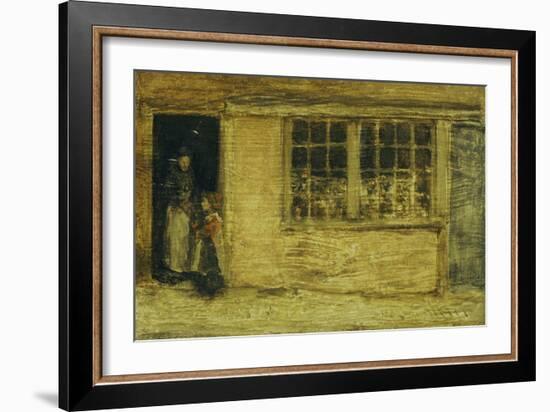 The Shop Window-James Abbott McNeill Whistler-Framed Giclee Print