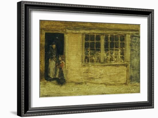 The Shop Window-James Abbott McNeill Whistler-Framed Giclee Print