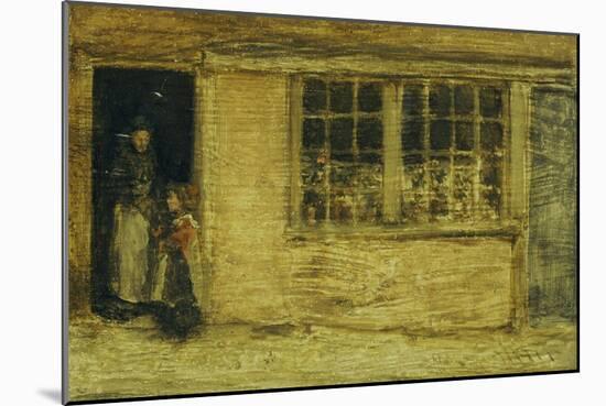 The Shop Window-James Abbott McNeill Whistler-Mounted Giclee Print