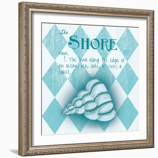 The Shore Border-Andi Metz-Framed Art Print