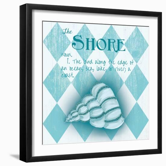 The Shore Border-Andi Metz-Framed Art Print