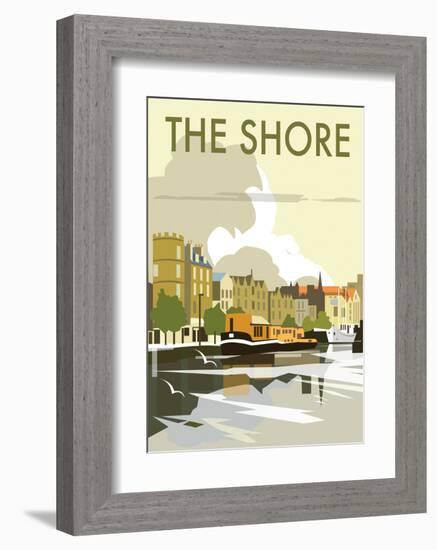 The Shore - Dave Thompson Contemporary Travel Print-Dave Thompson-Framed Art Print