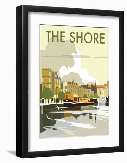The Shore - Dave Thompson Contemporary Travel Print-Dave Thompson-Framed Art Print