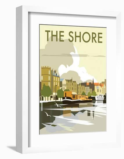 The Shore - Dave Thompson Contemporary Travel Print-Dave Thompson-Framed Art Print