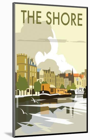 The Shore - Dave Thompson Contemporary Travel Print-Dave Thompson-Mounted Giclee Print