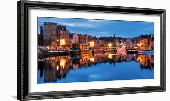 The Shore, Leith, Edinburgh, Scotland, United Kingdom, Europe-Karen Deakin-Framed Photographic Print