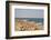 The shore with white salt formation on the beach, Dead Sea, Jordan, Middle East-Francesco Fanti-Framed Photographic Print