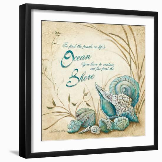 The Shore-Charlene Olson-Framed Art Print