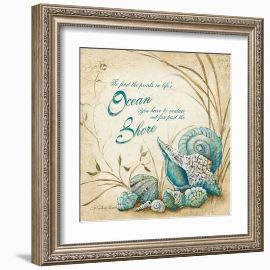 The Shore-Charlene Olson-Framed Art Print