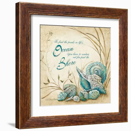 The Shore-Charlene Olson-Framed Art Print