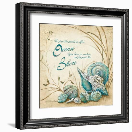 The Shore-Charlene Olson-Framed Art Print