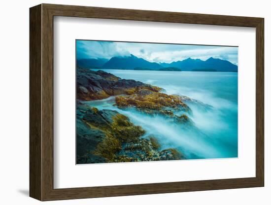 The shores of Bamdoroshni Island off the coast of Sitka, Alaska-Mark A Johnson-Framed Photographic Print