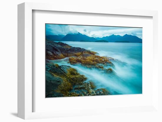 The shores of Bamdoroshni Island off the coast of Sitka, Alaska-Mark A Johnson-Framed Photographic Print