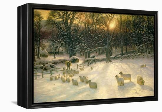 The Shortening Winter's Day Is Near a Close-Joseph Farquharson-Framed Premier Image Canvas