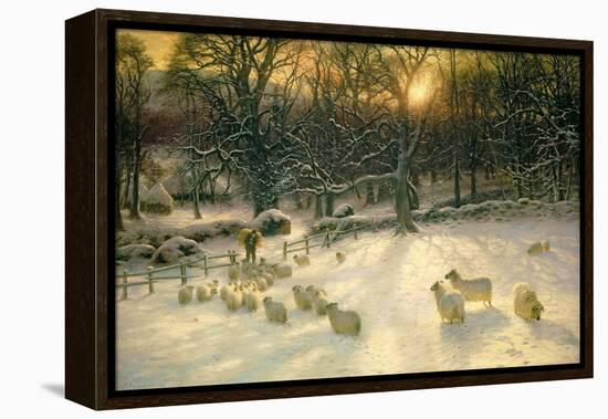 The Shortening Winter's Day Is Near a Close-Joseph Farquharson-Framed Premier Image Canvas