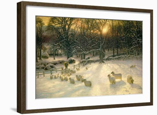 The Shortening Winter's Day Is Near a Close-Joseph Farquharson-Framed Giclee Print